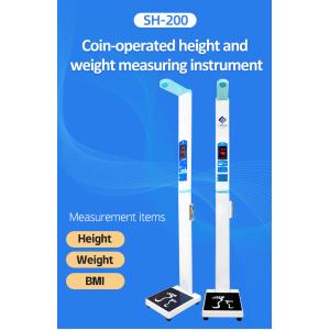 LED Screen Coin Operated Height And Weight Scales For Pharmacy SH-200