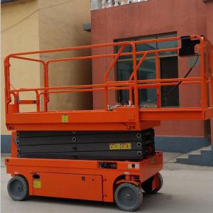Cheap 5.8m Mobile Scissor Lift Factory Construction Hydraulic Aerial Work Platform for sale