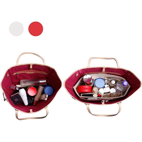 Portable DOXO Wallet Storage Felt Shopper Bag With YKK Zippers