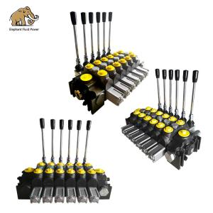 DCV140 Sectional Control Valve 6 Spool Hydraulic Directional 140lpm