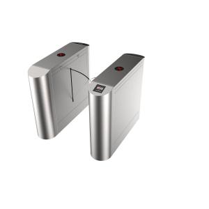 304 Stainless Steel High Security Automatic Flap Barrier Gate Turnstile With IC