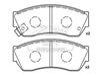 China 5.4 Inches Width Ceramic Brake Pad Silent Design Chamfer For Noise-free And Braking on sale