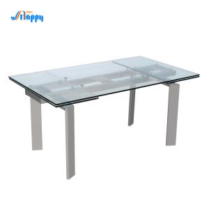 90cm Width Rectangular Extension Dining Table Easily Wiped Down With Modern