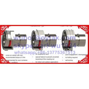 4.3-10 adaptor male plug to 4.3-10 female jack VSWR 1.15 silver plated pin and