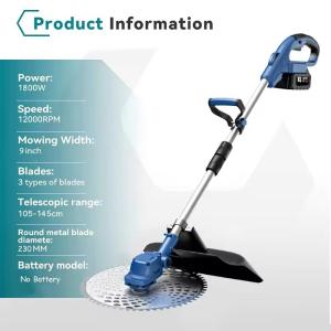 21V Rechargeable Grass Trimmer Cordless Grass Cutter Machine Household Small