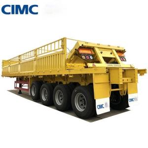CIMC 3/ 4 / 5 Axles stake fence 40 -100 ton second hand factory sale Cargo