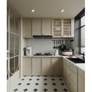 Modern Wood Design Customized High End Melamine Board Kitchen Cabinet
