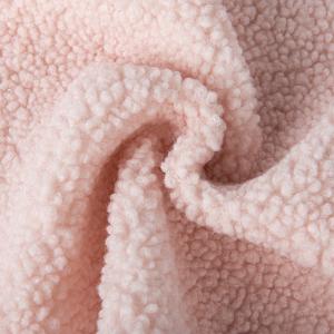 Fashional Plush Fabric 300gsm Sample Free for 100% Recycled Polyester Sherpa