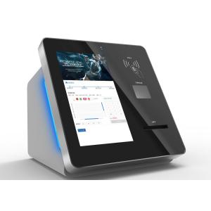 Desktop Hotel Terminal Check In With Touch Screen Thermal Printer QR Code