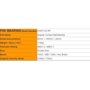 Precision 234413- M - SP Axial Angular Contact Ball Bearings Combined Bearing