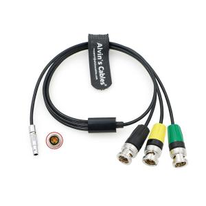 Alvin's Cables RED DSMC2 Camera Sync Cable 00B 4 Pin To 3BNC For Timecode
