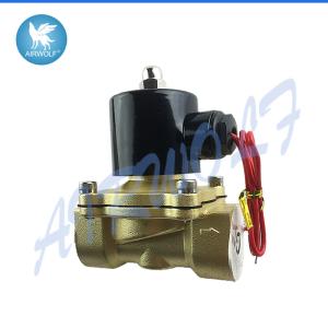 AC220V DC24V Brass Solenoid Valves Water UW-10 UW-15 UW-20 UW-25/35/40/50