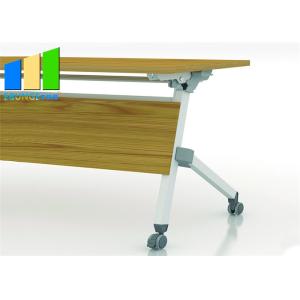 Office Furniture And School Desk Foldable Training Room Table With Wheels