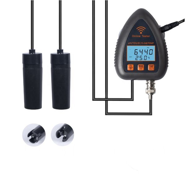 Tuya Smart WiFi Online Monitoring 5 in 1 High Accuracy Digital PH Meter with 0