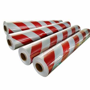 Cheap High Quality Self Adhesive Red and White Reflective Tapes for Safety LH and RH for sale