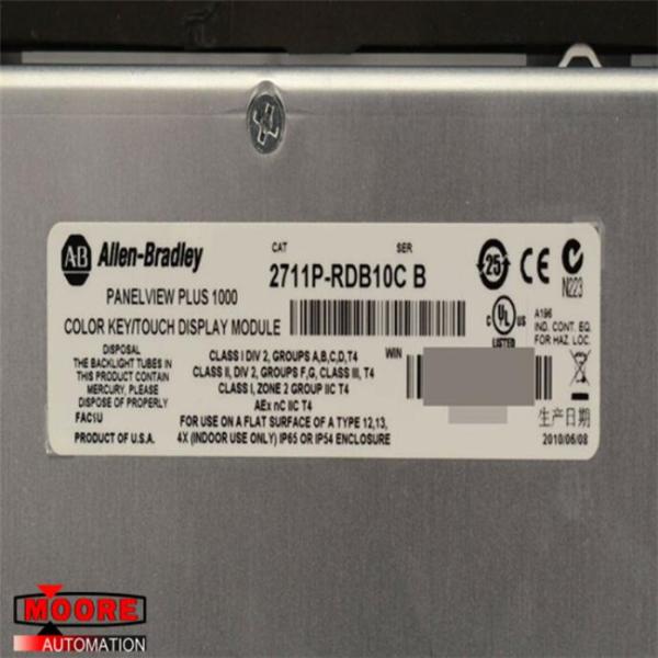 Quality 2711P-RDB10C 2711PRDB10C  Allen Bradley AB   Panelview Plus 1000 Display Module wholesale