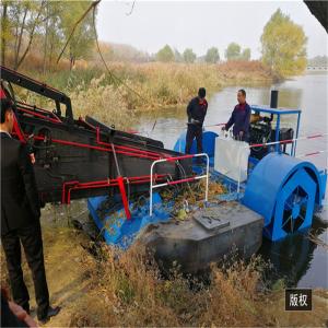 3m Length Aquatic Weed Harvester Boat For Floating Garbage