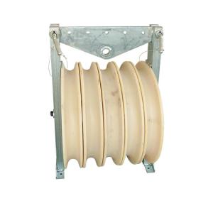 Transmission Line Tools Cable Pulling Device Stringing Line Block 6T Rated Load