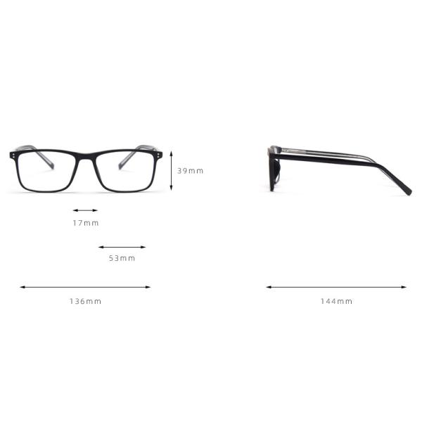 Cool Oversized Tr90 Optical Glasses Spectacles Frames For Ladies Multicolor Choice