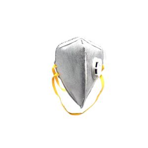 Cheap Facial Disposable Valved Dust Mask With Adjustable Aluminum Nose Clip for sale