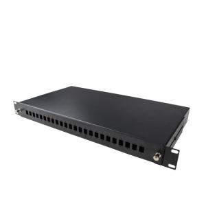 Simplex SC Fiber Patch Panel 24 Port Reliable Excellent Seal Performance