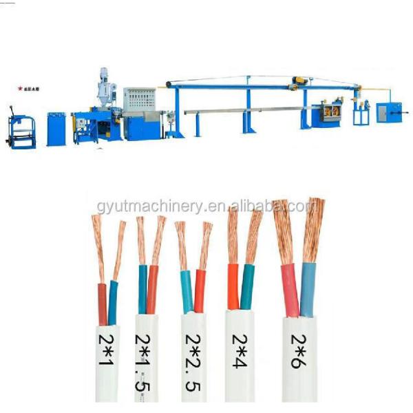 Quality PVC Cable Extruder Machine for 4x 6 Wire and Welding Cable Max Output 125kg/H-800kg/H wholesale