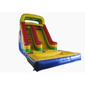 Customized Large Inflatable Water Slides , Blow Up Pool Slides For Inground