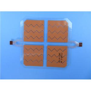 Double Layer Flexible PCB Built On PET with Immersion Gold Plated
