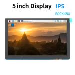 5.0 Inch Raspberry Pi Module 800*480 MIPI IPS TFT DSI Multi Touch LCD Module