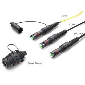 Aerospace Fiber Optic Patch Cables Supertap Connector Assemblies