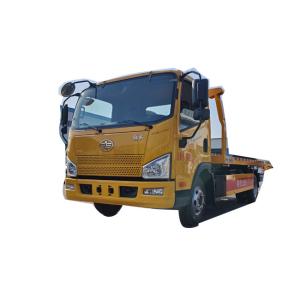 FAW New Brand 4x2 5 Tons Tow Truck Wrecker Truck With 6M Flat Bed