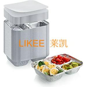 Thin Wrinkle Wall Aluminum Foil Container Low / High Temperature Resistance