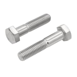 1.0mm Pitch Stainless Steel Hex Head Bolts For Right Hand Thread Applications