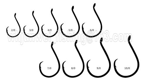 8028# SSW UP EYE CIRCLE FISHING HOOK