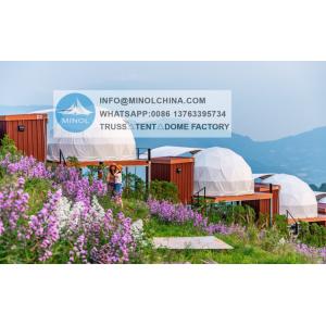 Cheap Factory Price Waterproof Half Five Star Resort 8 M Glamping Hotel Dome Tent Luxury for sale