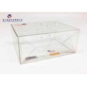 Clear PET Plastic Box Automatic Locked Bottom Offset Printing 12X6.5X10cm