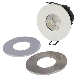 Cheap Bezel Interchangeable Fire Rated Downlight 8W 3CCT 3000K-4000K-5000K Changeable for sale