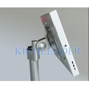 Metal Ipad Kiosk Enclosure Desktop Rugged With 360 Degree Rotatable Bracket