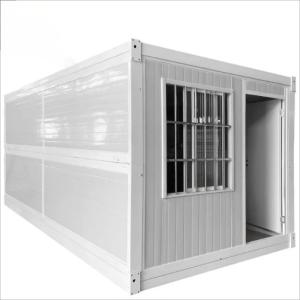 Portable 20ft Foldable Prefab Container House with Toilet Modern Design Steel
