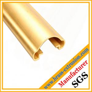 Cheap stairs handrail brass extrusion profiles for sale