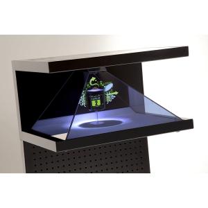 22" Full HD 3D Advertising Display Holographic Showcase Tempered Hologram Glass