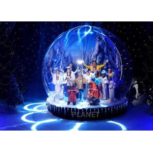 Custom LED 0.65mm PVC Inflatable Christmas Snow Globe