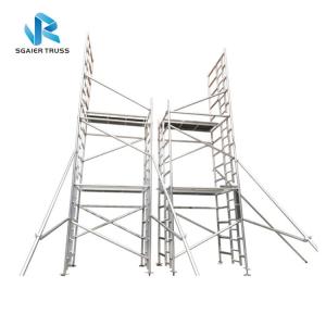 Flexible Aluminium Mobile Scaffold Work Platform Ringlock With Complete
