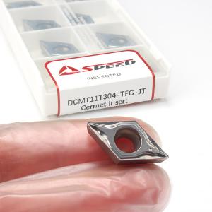 Speed Machining DCMT11T304 Cermet Inserts with Good Chemical Resistance for