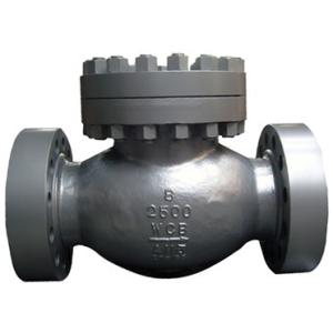 Cheap 12'' Steel Flange Type High Pressure Check Valve Bolted Bonnet Class 2500 for sale