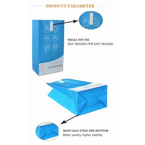 Customized Logo Bulk Waterproof Air Sickness Bag For Vomit