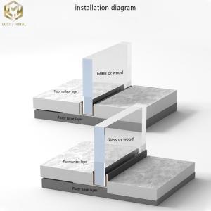 30x30 Aluminium Edge Trim Profiles 2mm Thickness Customized