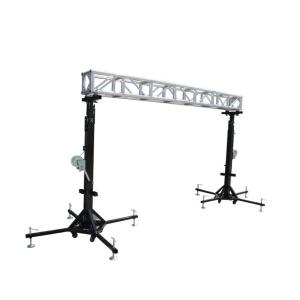 Alloy Steel Event Truss Tower Hand Crank , Foldable Line Array Lift Tower