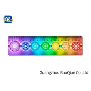 OEM PVC Plastic Rulers Printed , 3DCustom Lenticular Printing Measuring Straight