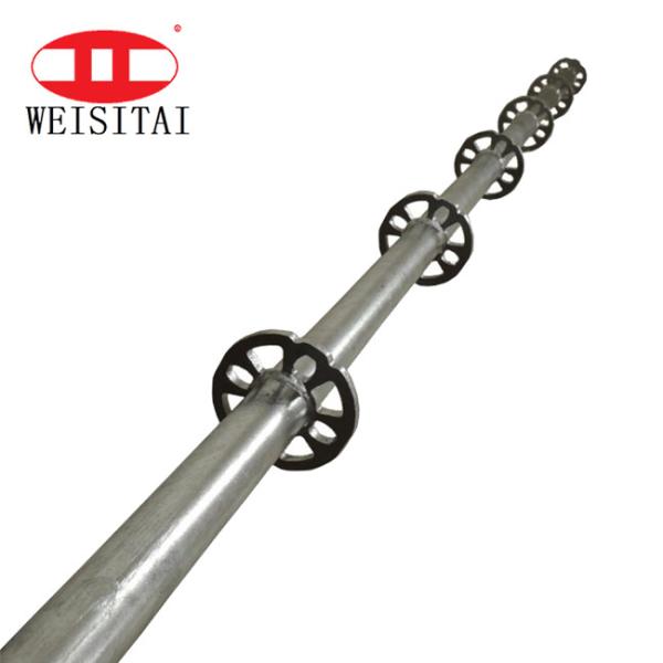 Quality Stocked Q355 HDG  Ringlock Scaffolding System Ring Lock Scaffolding Parts wholesale